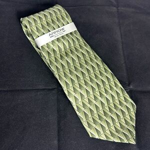 Arrow USA 1851 Green Sage Silk Tie USA Made
